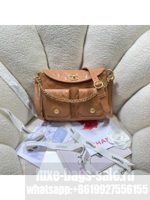 CHANEL MESSENGER BAG AS4743 brown