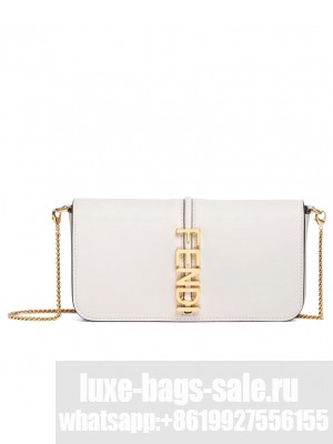 Fendi Fendigraphy Wallet On Chain 8BS076 Cream