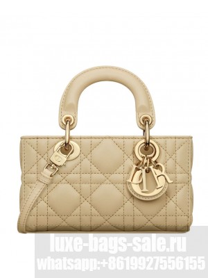 Christian Dior Micro Lady d-Joy Bag Apricot