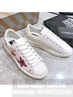 Golden Goose Graffiti White Calfskin Sneaker Spring/Summer 2021 Collection 45 