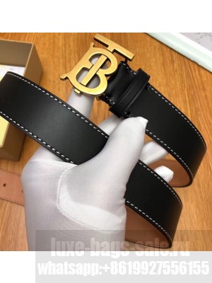 Burberry Width 3.5cm Leather Belt BUR06