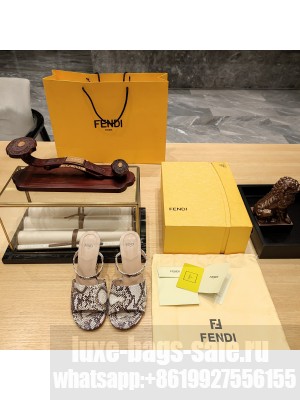 Fendi First 95mm calfleather high-heeled sandals 010