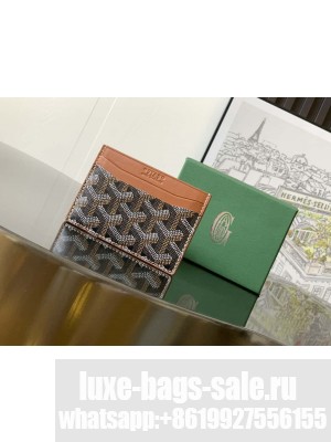 Goyard Saint-Sulpice Card Wallet Black & Tan