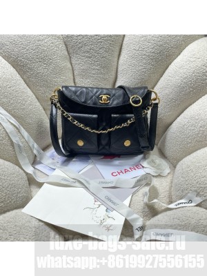 CHANEL MESSENGER BAG AS4743 black