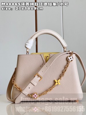 Louis Vuitton Capucines BB M21043 light yellow
