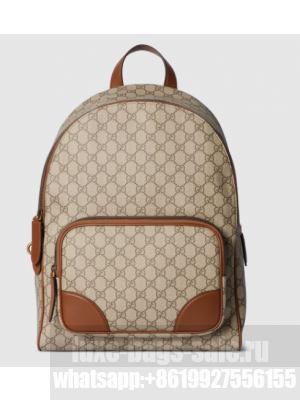 Gucci GG EMBLEM MEDIUM BACKPACK 821159 brown
