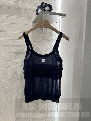 Chanel Knitted Top Black