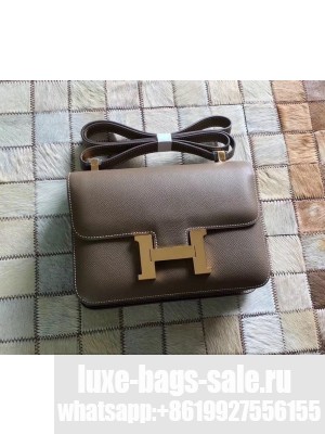 Hermes Constance 18/23 Bag in original Epsom Leather Graphite