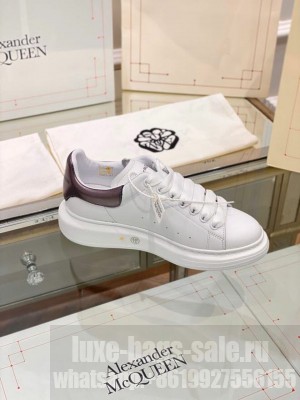 Alexander McQueen Oversized Platform Lace Up Creeper Sneakers Spring/Summer 2020 Collection, Metallic Silver