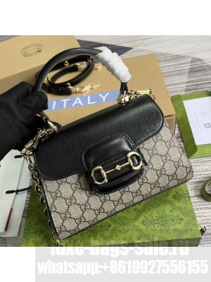 GUCCI HORSEBIT 1955 MINI BAG 703848 black