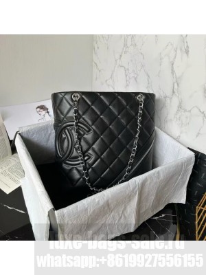 Chanel HOBO HANDBAG AS25168 black