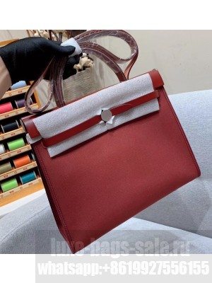 Hermes Herbag Zip 31 Bag in Original Quality Red