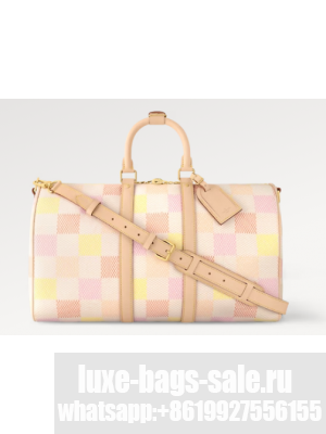 Louis Vuitton Keepall Bandouliere 45 N40713 Peach