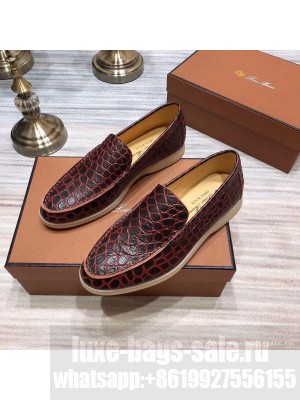 Loro Piana Summer Walk Suede Calf Skin