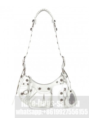 Balenciaga Le Cagole XS Shoulder Bag White
