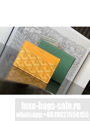 Goyard Saint-Sulpice Card Wallet Yellow