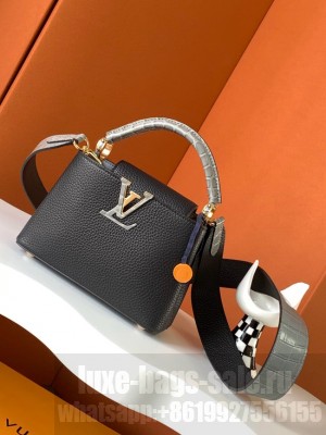 Louis Vuitton Capucines Mini M96498 black&gray