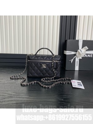CHANEL LONG VANITY WITH CHAIN AP4414 black
