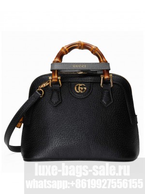 Gucci Diana Mini Tote Bag 715775 Black