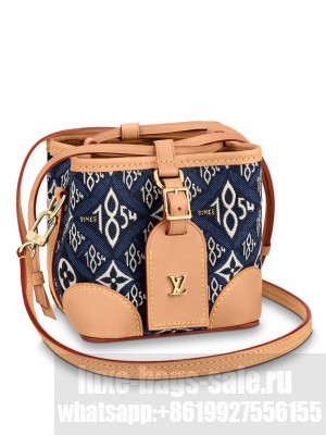 Louis Vuitton Noe Purse Bucket Bag M57447 Blue