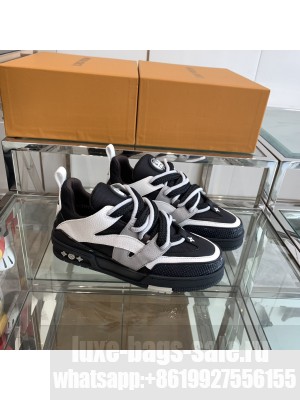 Louis Vuitton 1ABZ4R LV Skate Man's Sneakers Black/White 2023