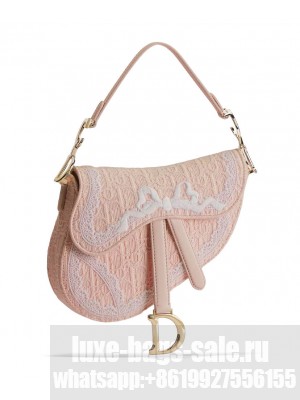Christian Dior Small Saddle Bag M0457 Pink
