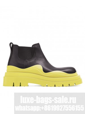 Bottega Veneta Women's Tire Ankle Chelsea Boot Yellow