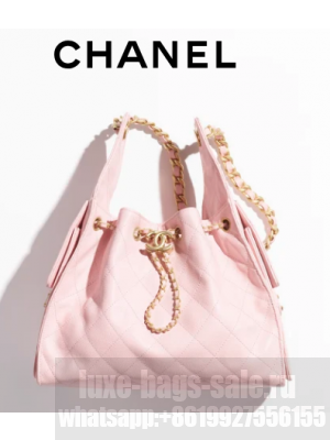 CHANEL 25 SMALL HANDBAG AS5293 Light Pink