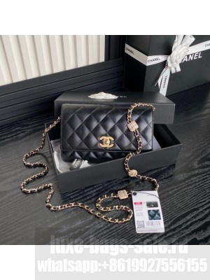 Chanel WALLET ON CHAIN AP4299 black