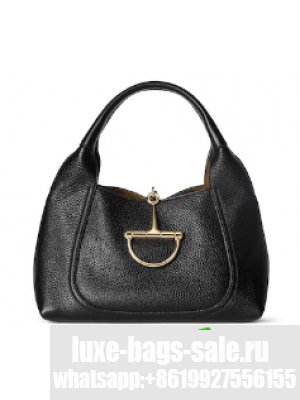 GUCCI SOFTBIT MEDIUM TOP HANDLE BAG 837467 black
