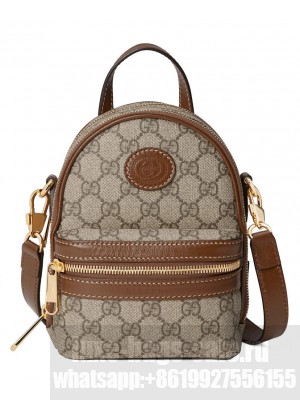 Gucci Multi-function Bag With Interlocking G 725654 Coffee