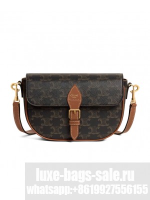 Celine Folcd 122652 Dark Coffee