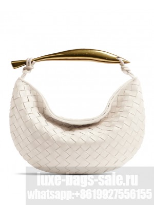 Bottega Veneta Sardine Top Handle Bag 716082 Cream