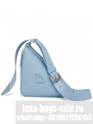 Prada Saffiano Leather Belt Bag Blue