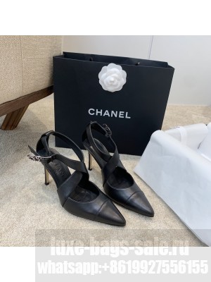 Chanel Lambskin Pumps 2021 Collection,Black