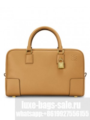 Loewe Amazona 28 Bag In Nappa Calfskin Coffee