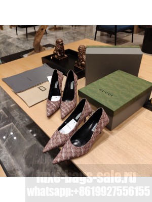 Gucci x Balenciaga 65mm/100mm the Hacker Project Square Knife Pump Beige 2022 Collection
