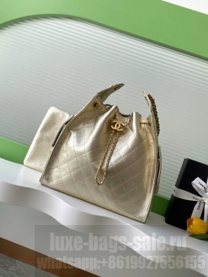 Chanel Grained Calfskin HOBO BAG AS5311 gold