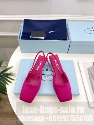 Prada Satin Slingbacks Sandals 03