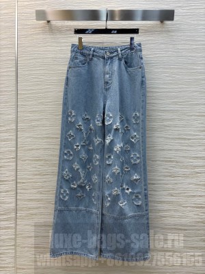Louis Vuitton Cotton Jeans Blue 2025