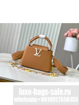 Louis Vuitton Capucines Mini M21798 Hazelnut Brown