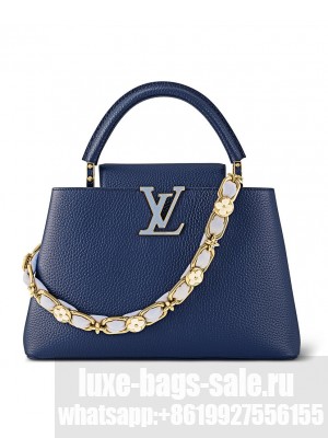 Louis Vuitton Capucines MM M23199 Dark Blue