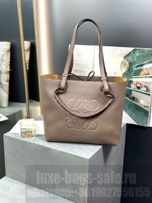 Loewe Leather tote 652388 gray