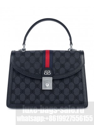 Balenciaga Hacker Small Handbag Black