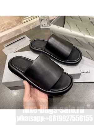 Balenciaga Unisex Slide Sandal 2021 Collection Black 038