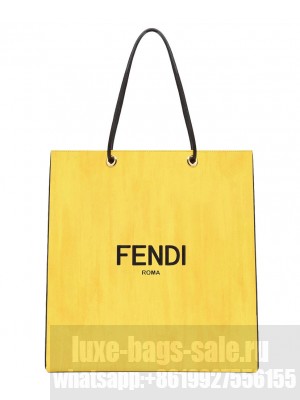 Fendi Pack Medium Shopping Bag 7VA513 Yellow