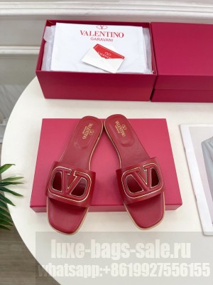 Valentino Garavani VLogo cut-out slide sandal 017 2025