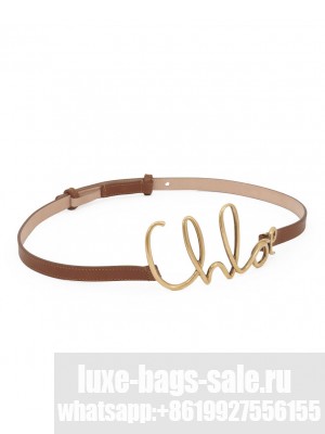 Chloe The Chloe Iconic Small Belt Coffee