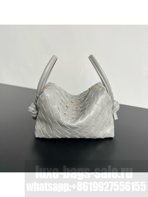 Bottega Veneta Loop Top Handle 796615 light gray