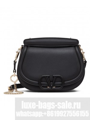 Valentino Vsling Shoulder Bag Black